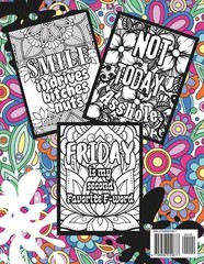 Swear Word Coloring Book Motivational Inspirational Stress Relief Adult Only