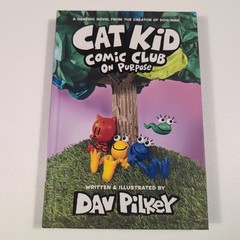 Cat Kid Comic Club by Dav Pilkey Lot of 3 Hardcovers Bundle Kids Books Ages 7-11