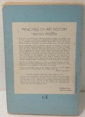 PRINCIPLES OF ART HISTORY:HEINRICH WOLFFLIN Dover 237 pages used GOOD Paperback