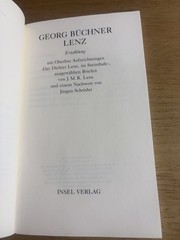 Georg Buchner Lenz 1985 Erste Auflage Insel Taschenbuch German PB VG+