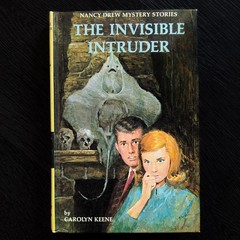 46 The Invisible Intruder Nancy Drew Mystery Books -1969 (white-endpages)