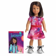 American Girl of the Year 2018 LUCIANA Vega 6.5 in. MINI DOLL and Book FAST SHIP