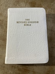 Revised English Bible (REB) White French Morocco Leather Rare Cambridge REB172W