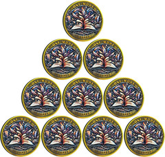 One More Chapter and Go to Bed Decision Maker Coin – Perfect for Book Lovers and