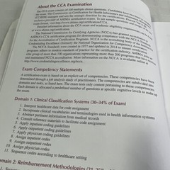 Certified Coding Associate (CCA) Exam Preparation Sixth Edition 2017