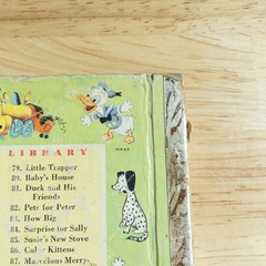Once Upon A Wintertime Walt Disney Little Golden Book 1950 1st Ed A D12 Vintage
