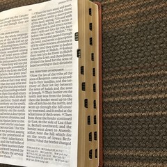 NASB Super Giant Print Reference Bible Burnt Sienna Leather Touch *NEW*