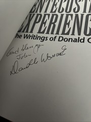 Pentecostal Experience: The Writings of Donald Gee: *signed By David Womack*