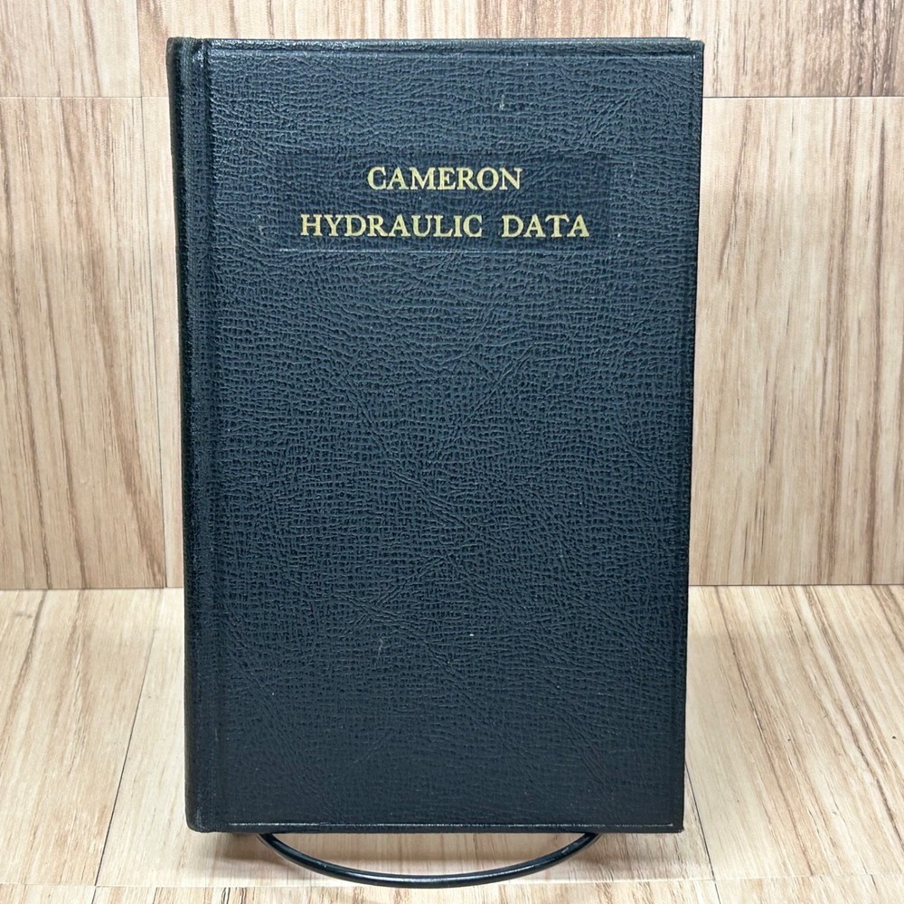 Cameron Hydraulic Data Shaw & Loomis Ingersoll-Rand 14th Edition 1970