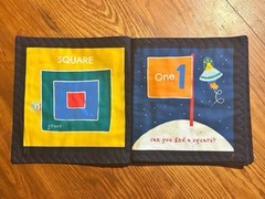 Space Counting Book of Shapes Soft Book for Toddlers And babies