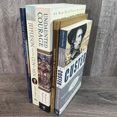 American Frontier History Lot (5 Books) Lewis & Clark, Custer, Jefferson – HC/PB