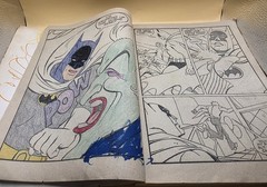 1980 Vintage Superheros 448 Page Big Big Book Coloring Activity Book Used