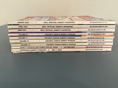 Lot of 9 Penny Press and Dell Variety Puzzle Books