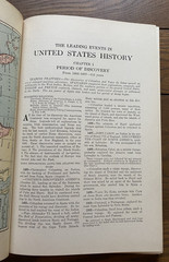Croscups United States History Synchronic Charts Maps Stats Diagrams 1911 HC