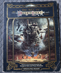 The Art of the DragonLance Saga First Printing March 1987 Weis Hickman Kirchoff