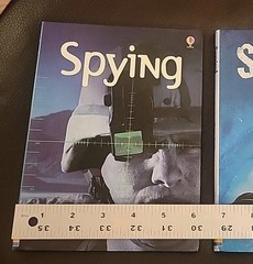 Lot Of 2 Usborne Henry Brook Books Spying & Survival 80 Pages Each 8 1/4″ X 6″