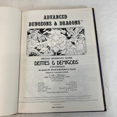 TSR D&D Deities & Demigods Advanced Dungeons & Dragons 144 Pages TSR 2013