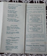 Vtg Wesotych Swiat Merry Christmas Phamphlet Book Songs Polish National Alliance