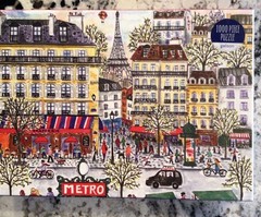 Michael Storrings Paris 1000 Piece Puzzle Galison 2017 jigsaw puzzle Brand New