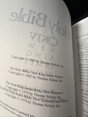 Holy Bible NKJV Kenneth Copeland Ministries PB 1990 Readers Text Ed Faux Leather
