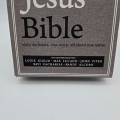 The Jesus Bible by Louie Giglio (2017, Hardcover) Gray Cloth Cover