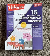 Highlights 15 Minutes A Day Kindergarten Success: 10 Book Workbooks NEW SEALED