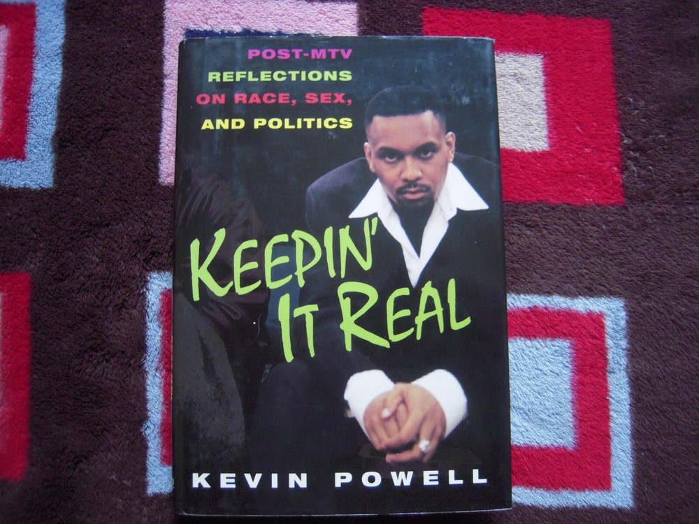 VINTAGE 1997 KEEPIN’ IT REAL BY KEVIN POWELL HARDCOVER FIRST EDITION 237 PAGES