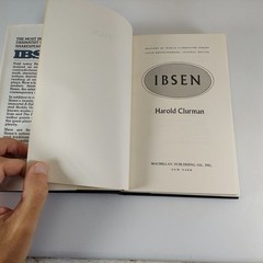 Ibsen Macmillan Masters of World Literature Series Harold Clurman 1977 1st HCDJ