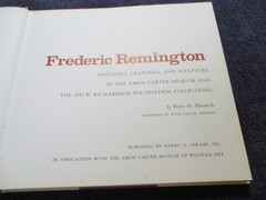 Frederic Remington by Peter Hassrick Western Art HC Coffee Table Book 1973