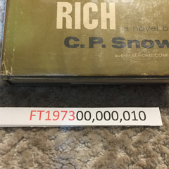 The Conscience Of The Rich C. P. Snow 1958 Charles Scribner’s Sons Family Saga