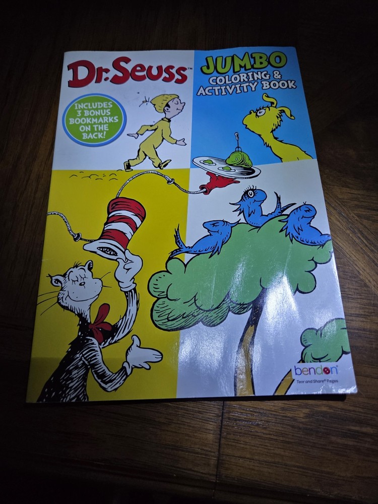 Dr. Seuss’ Jumbo Coloring & Activity Book -Busy Fun & Games For All Your Littles