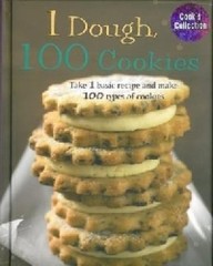 1 Dough 100 Cookies (Love Food) (1 = 100!) – Hardcover By Parragon Books – GOOD
