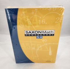 SAXON MATH 54 3 ED. HOMESCHOOL HOME STUDY KIT NEW GRADE 4 5/4 NEW Sealed