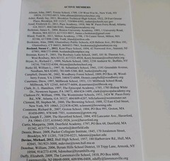 The Headmasters Association: 1893-2013 1st Edition, 2012 HC/DJ Booklets, Letter
