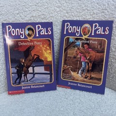 Lot 21 Pony Pals Book Paperback Horse Books Jeanne Betancourt Vintage Scholastic