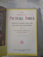 CATHOLIC PICTURE BIBLE – WHITE LEATHER, GILDED PAGE EDGES