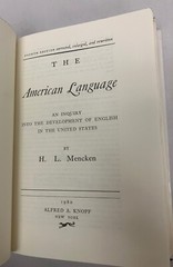 3 VOLUME SET The American Language by H. L. Mencken w/Supplements 1 & 2 HCs
