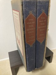 The War of the Revolution by C. Ward, 2 Volume Set, Box, The Macmillan Co., 1952
