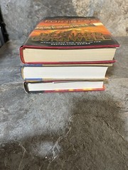 3 Bernard Cornwell Hardback Books – Heretic, Vagabond, Sharpe’s Fortress