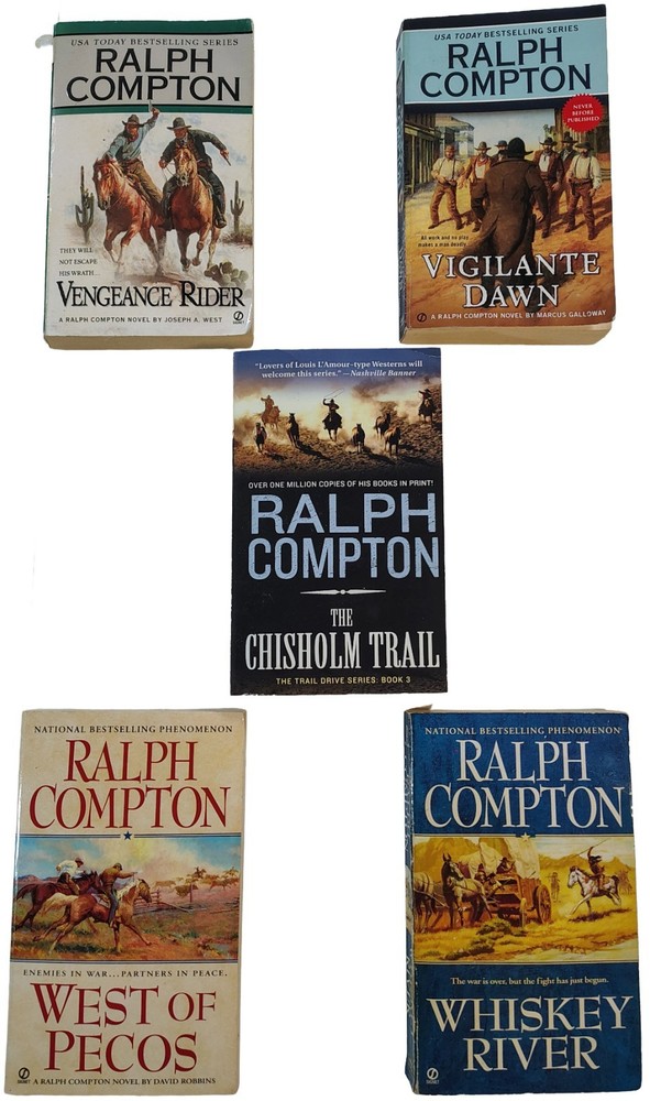 5-Book Western Starter Collection Series By Ralph Compton