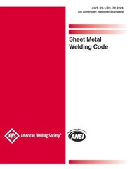 AWS D9.1/D9.1M:2026 SHEET METAL WELDING CODE