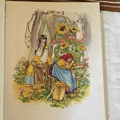 FIABE DI GRIMM Illus Klapschy Astro libri Topo Biblo 1979 12X9.5“ Beautiful
