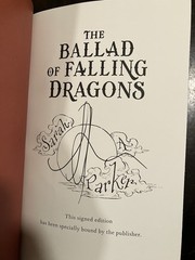 *Signed* The Ballad Of Falling Dragons by Sarah A. Parker – B&N Deluxe Edition