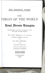 2 Hermetic Sewn 2020 HB’s DIVINE PYMANDER HERMES, VIRGIN OF THE WORLD, not POD
