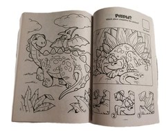 DINO RRAWRR! Dinosaurs Coloring/Activity Book with Tear/Share Pages 🆕🆓 ship!