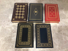 Lot of 10 The Franklin Library Leather Hardcover Books UNREAD Gilded Edges