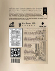 Title Page Edition: 1611 King James Bible, Facsimile, Includes Apocrypha – Ivory