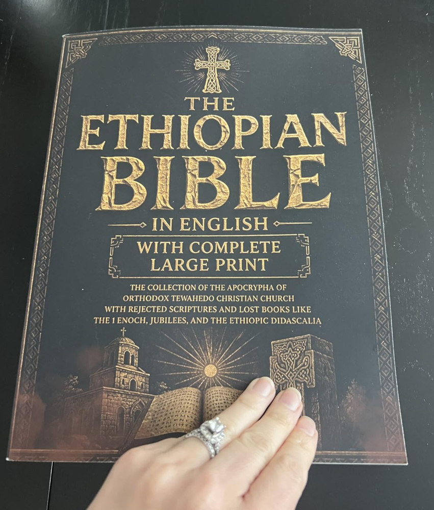 Ethiopian Bible In English Complete Apocrypha Enoch Jubilees Large Print Book