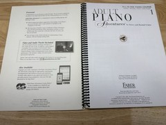Adult Piano Adventures All-in-One Piano Course Book Vol 1: Book Good Condition
