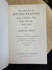 Sigmund Freud’s Letters: Origins of Psychoanalysis 1954 First Edition HC + DJ